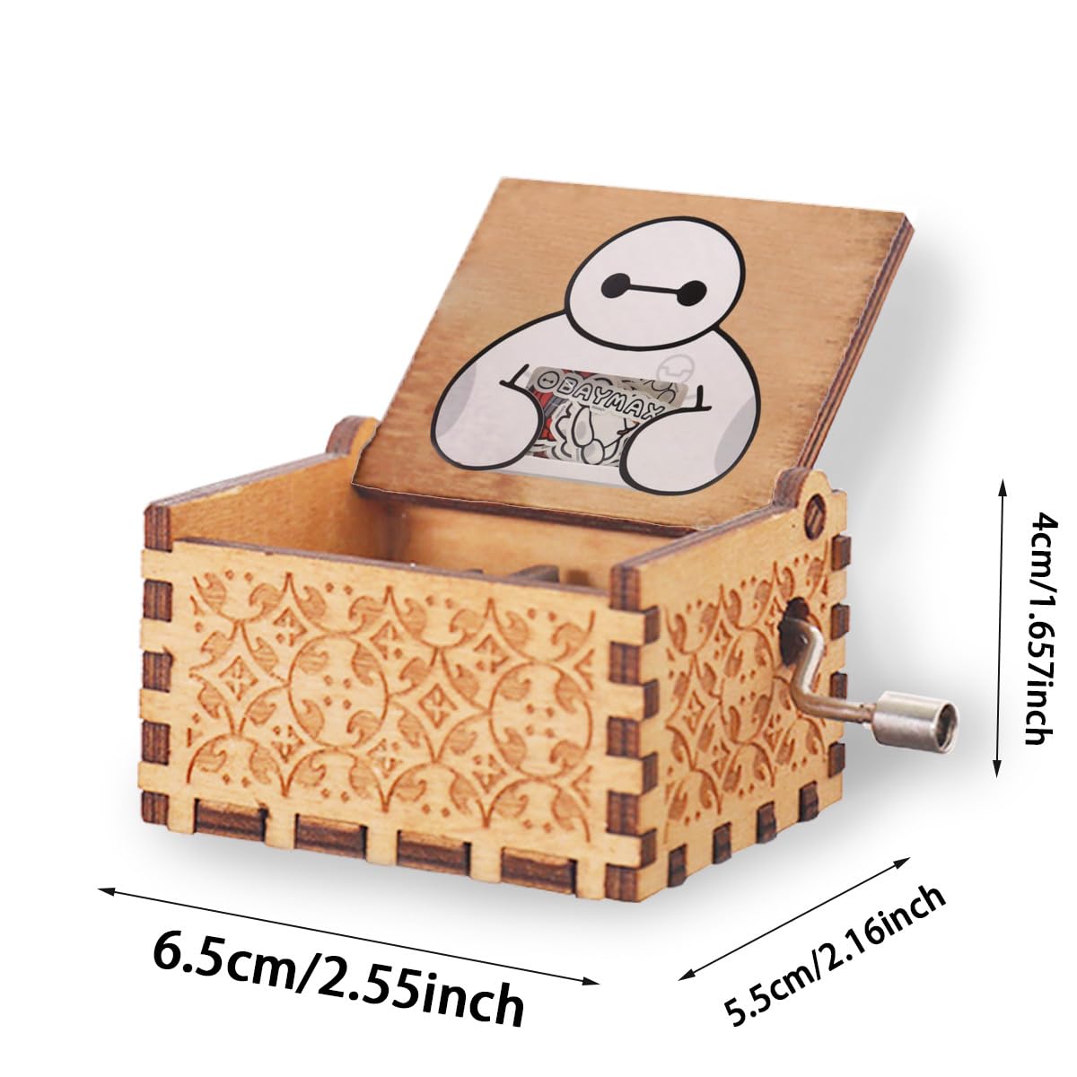 Amazon | ベイマックス オルゴール 音楽ボックス 木製 ミュージカル